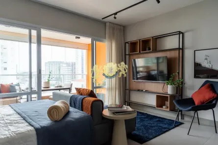 Flat com 1 Quarto à venda, 42m² no Campo Belo, São Paulo