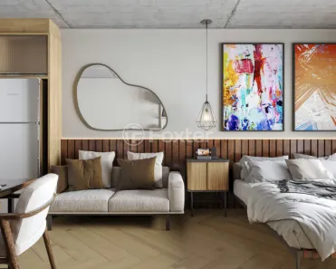 Kitnet com 1 Quarto à venda, 38m² no Bom Fim, Porto Alegre