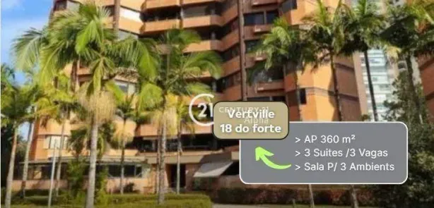 Apartamento com 4 Quartos à venda, 210m² no Dezoito do Forte Empresarial/Alphaville., Barueri