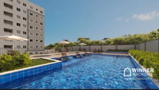 Apartamento com 2 Quartos à venda, 44m² no Chácaras Aeroporto, Maringá