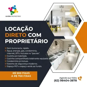 Kitnet com 1 Quarto para alugar, 35m² no Setor Sol Nascente, Goiânia