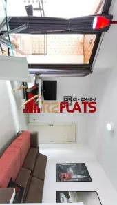 Flat com 1 Quarto para alugar, 42m² no Indianópolis, São Paulo