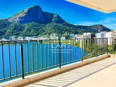 Apartamento com 2 Quartos para alugar, 107m² no Lagoa, Rio de Janeiro