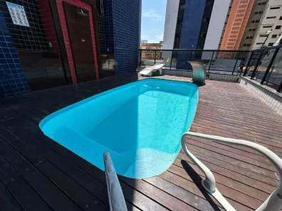 Apartamento com 3 Quartos para alugar, 100m² no Manaíra, João Pessoa