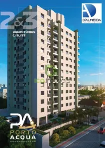 Apartamento com 2 Quartos à venda, 60m² no Barreiros, São José