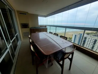 Apartamento com 3 Quartos para alugar, 143m² no Aviação, Praia Grande