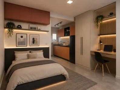 Apartamento com 1 Quarto à venda, 28m² no Centro, Curitiba