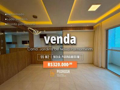 Apartamento com 2 Quartos à venda, 55m² no Nova Parnamirim, Parnamirim