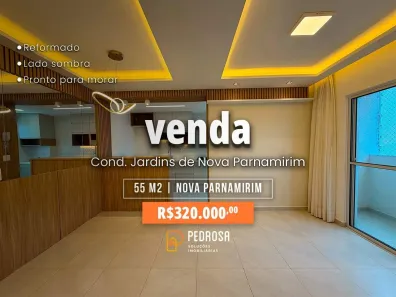 Apartamento com 2 Quartos à venda, 55m² no Nova Parnamirim, Parnamirim