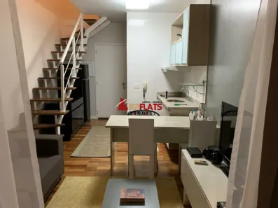 Flat com 1 Quarto à venda, 45m² no Cidade Monções, São Paulo