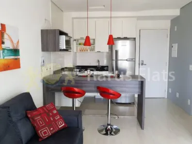 Apartamento com 1 Quarto para alugar, 40m² no Santo Amaro, São Paulo