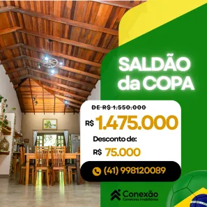 Fazenda/Sítio com 3 Quartos à venda, 160m² no , Quatro Barras