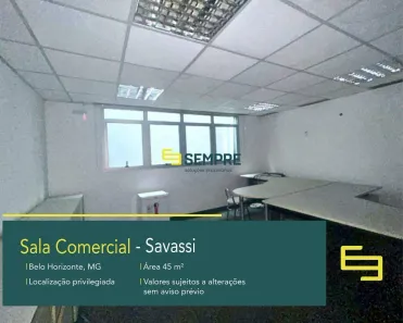 Sala Comercial para alugar, 45m² no Santa Efigênia, Belo Horizonte