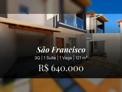 Casa com 3 Quartos à venda, 121m² no São Francisco, Serra