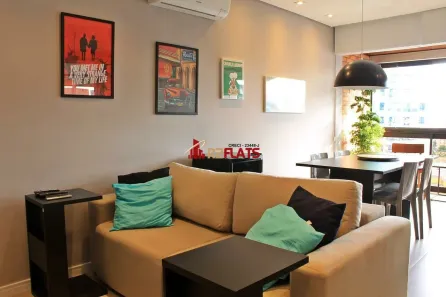 Flat com 1 Quarto para alugar, 43m² no Vila Nova Conceição, São Paulo