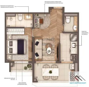 Apartamento com 1 Quarto à venda, 44m² no Vila Mariana, São Paulo