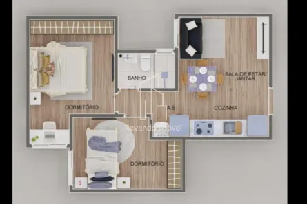 Apartamento com 2 Quartos à venda, 45m² no Vila Morse, São Paulo