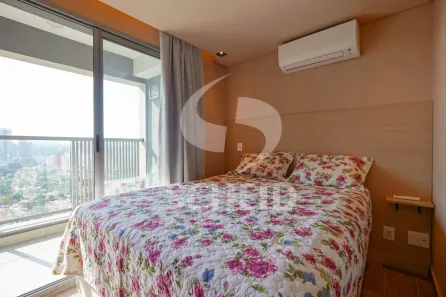Flat com 1 Quarto à venda, 25m² no Santo Amaro, São Paulo