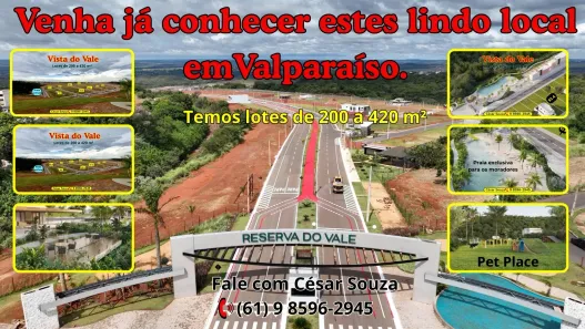 Lote/Terreno à venda, 200m² no Garden City, Valparaíso de Goiás