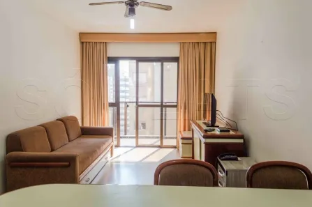 Flat com 1 Quarto para alugar, 38m² no Jardim Paulista, São Paulo