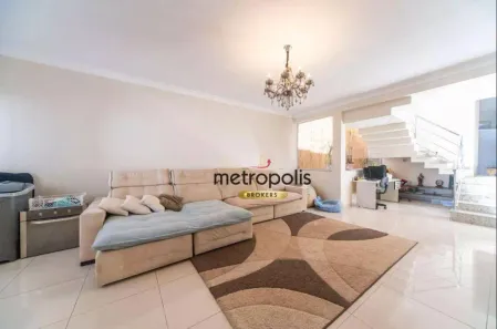 Sobrado com 3 Quartos à venda, 240m² no Campestre, Santo André
