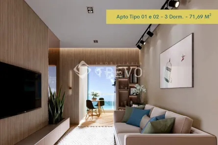 Apartamento com 3 Quartos à venda, 83m² no Vista Linda, Bertioga