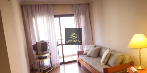 Flat com 1 Quarto para alugar, 48m² no Itaim Bibi, São Paulo