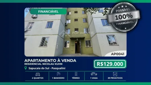 Apartamento com 2 Quartos à venda, 39m² no Silva, Sapucaia do Sul