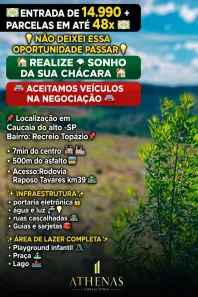 Lote/Terreno à venda, 500m² no Esmeralda Park (Caucaia do Alto), Cotia