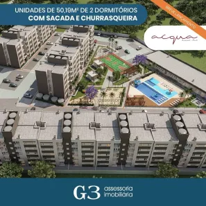 Apartamento com 2 Quartos à venda, 50m² no Areal, Pelotas