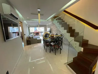 Cobertura com 4 Quartos para alugar, 187m² no Ponta da Praia, Santos