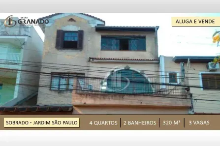 Sobrado com 4 Quartos à venda, 320m² no Jardim São Paulo(Zona Norte), São Paulo