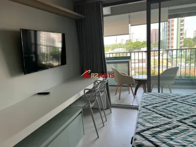 Flat com 1 Quarto para alugar, 30m² no Indianópolis, São Paulo
