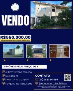 Casa com 5 Quartos à venda, 360m² no Parque Jacaraípe, Serra