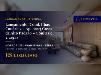 Casa com 3 Quartos à venda, 115m² no Morada de Laranjeiras, Serra