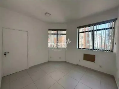 Sala Comercial com 2 Quartos para alugar, 57m² no Pompéia, Santos