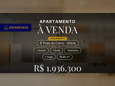 Apartamento com 1 Quarto à venda, 78m² no Praia do Canto, Vitória