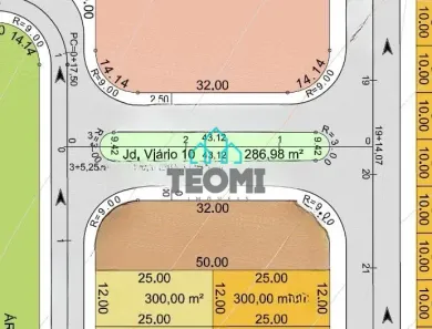 Lote/Terreno à venda, 710m² no Vale dos Cristais, Taubaté
