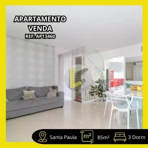 Apartamento com 3 Quartos à venda, 85m² no Santa Paula, São Caetano do Sul