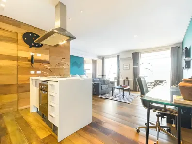 Flat com 1 Quarto à venda, 75m² no Cidade Monções, São Paulo