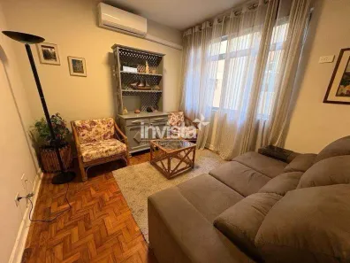 Apartamento com 1 Quarto para alugar, 49m² no José Menino, Santos