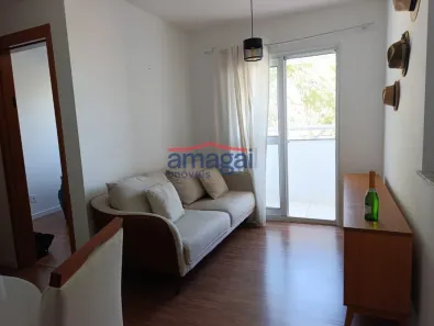 Apartamento com 2 Quartos para alugar, 46m² no Jardim Califórnia, Jacareí