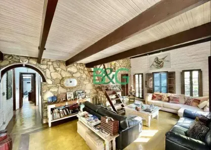 Casa de Condomínio com 3 Quartos para alugar, 440m² no Moinho Velho, Embu das Artes