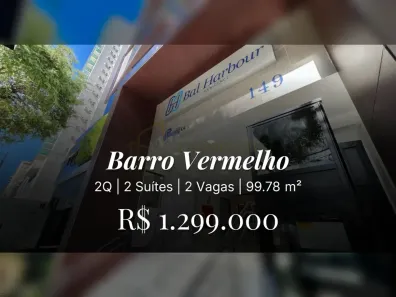 Apartamento com 2 Quartos à venda, 99m² no Barro Vermelho, Vitória