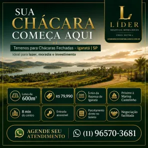 Lote/Terreno à venda, 600m² no Parque Residencial Aquarius, São José dos Campos