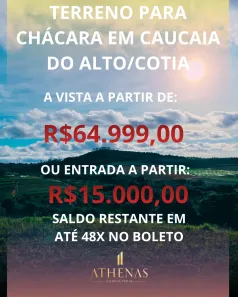 Lote/Terreno à venda, 500m² no Jardim Japão (Caucaia do Alto), Cotia