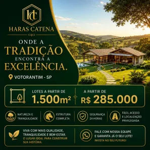 Lote/Terreno à venda, 1500m² no Centro, Votorantim