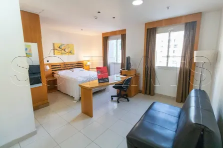 Flat com 1 Quarto para alugar, 29m² no Jardim Paulista, São Paulo