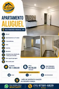 Apartamento com 2 Quartos para alugar, 45m² no Vila Bertioga, São Paulo