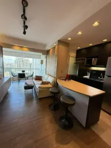 Apartamento com 1 Quarto para alugar, 56m² no Cidade Monções, São Paulo